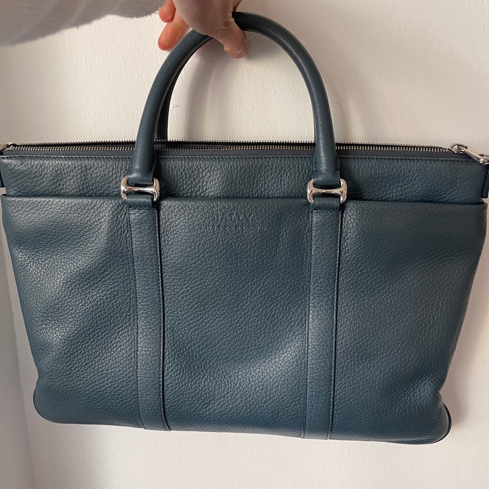 Bally leather briefcase